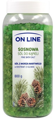 On Line sosnowa sól do kąpieli 800g
