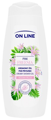 On Line Pink Freesia kremowy żel pod prysznic 400ml