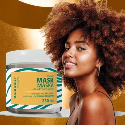Romantic Professional Argan nawilżająca maska do włosów 230ml