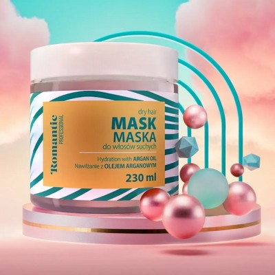 Romantic Professional Argan nawilżająca maska do włosów 230ml
