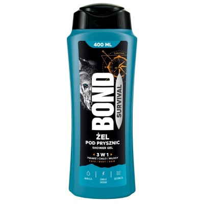 Bond Survival żel pod prysznic 3w1 dla mężczyzn 400ml