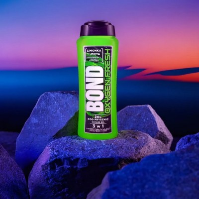 Bond Oxygen Fresh Limonka i Mięta żel pod prysznic 3w1 dla mężczyzn 400ml