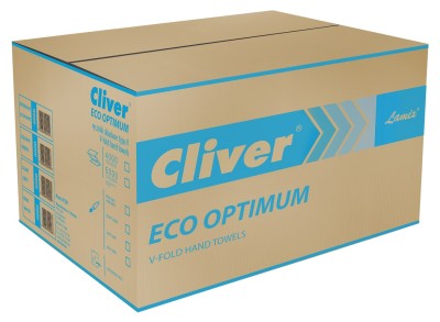 Cliver Eco Optimum zielony ręcznik z makulatury 4000 listków