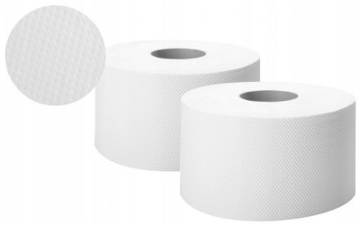 Ellis Professional biały papier toaletowy 2-warstwowy 12 rolek