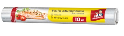 Jan Niezbędny aluminiowa tłoczona folia 10 m