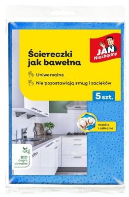 Jan Niezbędny ściereczki jak bawełna 5 szt.