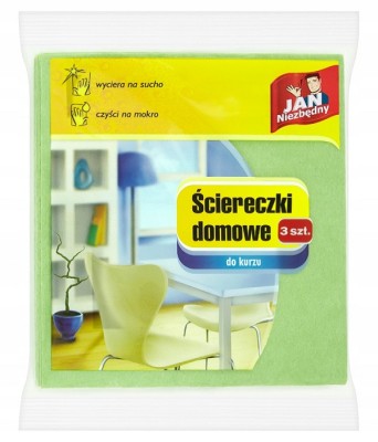 Jan Niezbędny domowe ściereczki do kurzu 3 szt.
