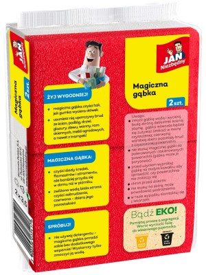 Jan Niezbędny Magiczna Gąbka do czyszczenia 2 szt.