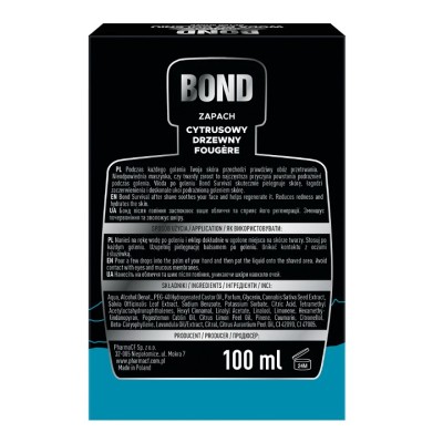 Bond Survival woda po goleniu 100ml