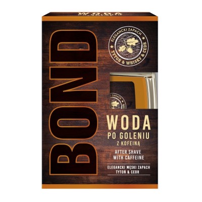Bond Whisky woda po goleniu z kofeiną 100ml