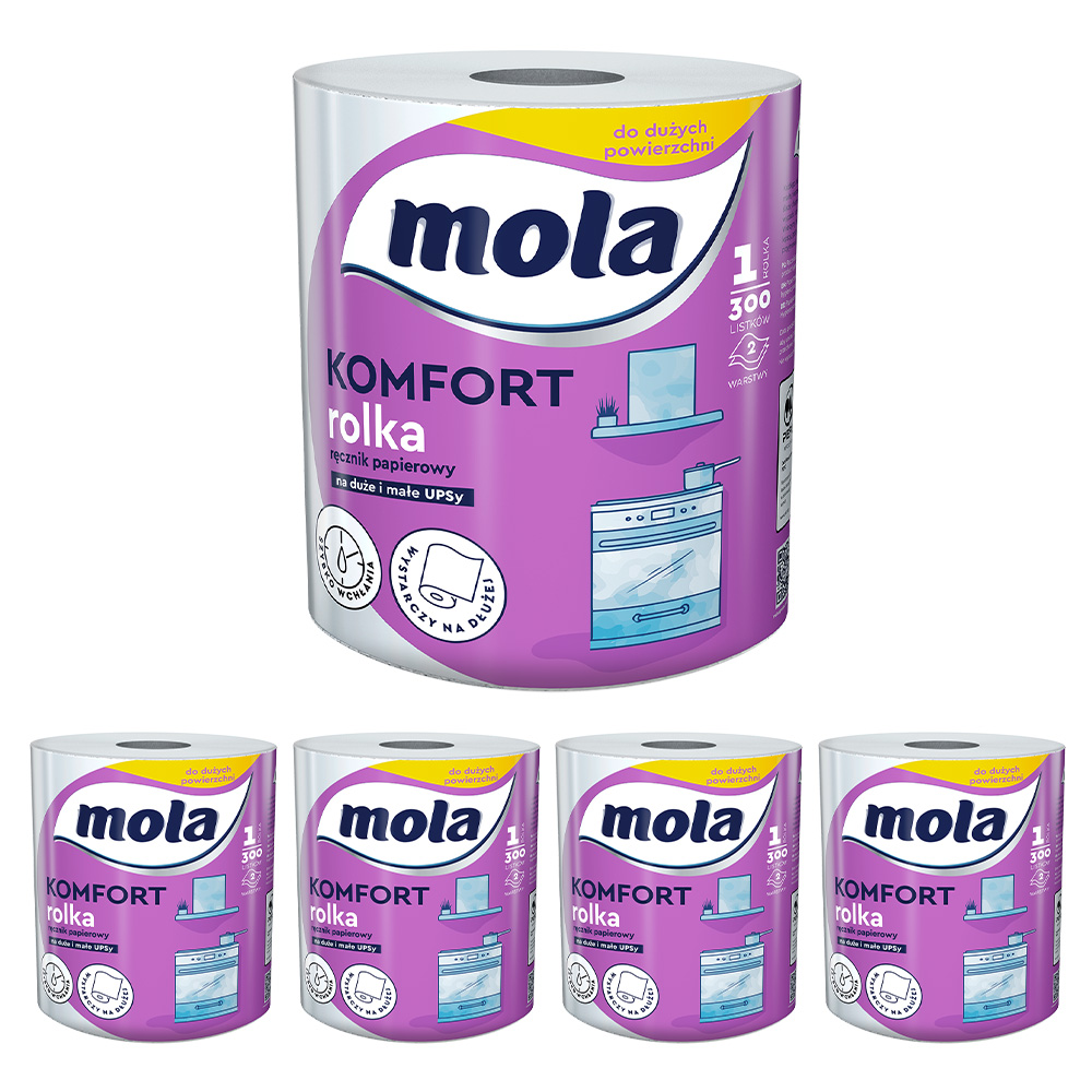 Mola Komfort Rolka ręcznik kuchenny x 5 sztuk