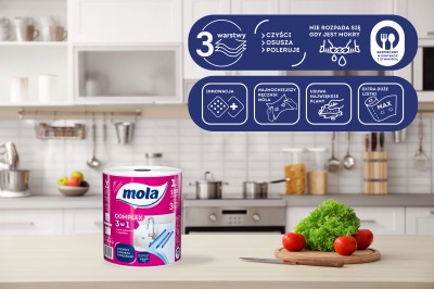 Mola Zestaw Complex ręcznik papierowy 3 sztuki