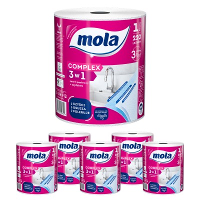 Mola Zestaw Complex ręcznik papierowy 6 sztuk