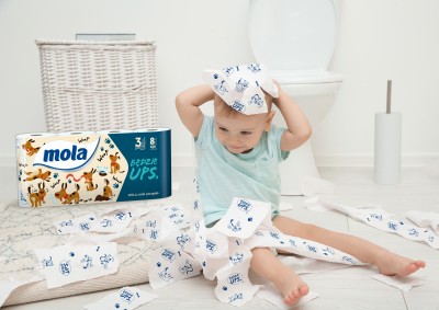 Mola Zestaw Będzie UPS papier toaletowy 8 rolek x 9 sztuk