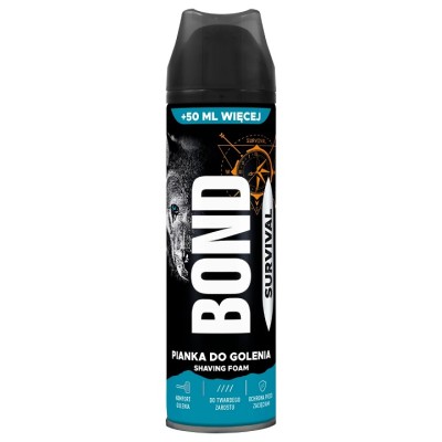 Bond Survival pianka do golenia dla mężczyzn 250ml