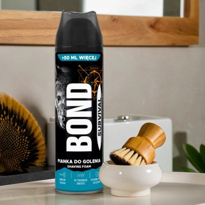 Bond Survival pianka do golenia dla mężczyzn 250ml