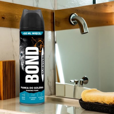 Bond Survival pianka do golenia dla mężczyzn 250ml
