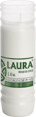 Bispol Laura l4 wkład do zniczy zalewany około 68h tacka 24 szt.