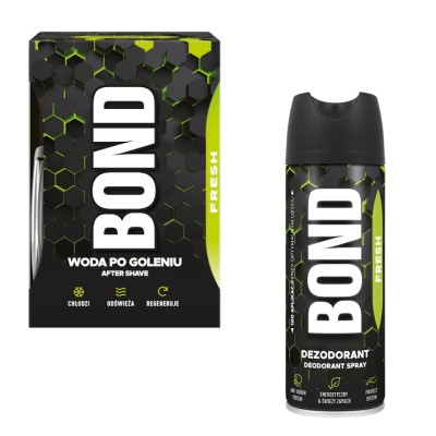 Bond Fresh zestaw upominkowy woda po goleniu 100ml + dezodorant 150ml