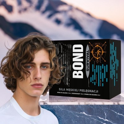 Bond Survival zestaw woda po goleniu 100ml + dezodorant 150ml + pianka do golenia 50ml
