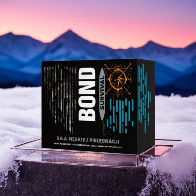 Bond Survival zestaw woda po goleniu 100ml + dezodorant 150ml + pianka do golenia 50ml