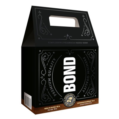 Bond Whisky zestaw upominkowy woda po goleniu 100ml + dezodorant 150ml