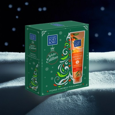 Cztery Pory Roku Piękno Zimowej Pielęgnacji zestaw upominkowy żel pod prysznic 300ml + krem do rąk 130ml