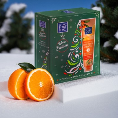 Cztery Pory Roku Piękno Zimowej Pielęgnacji zestaw upominkowy żel pod prysznic 300ml + krem do rąk 130ml