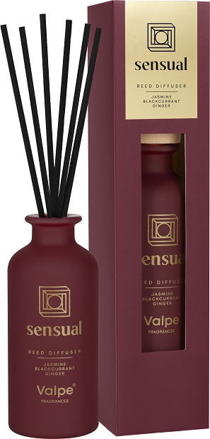 Bispol VD-003-390 Valpe SENSUAL dyfuzor zapachowy JAŚMIN / CZARNA PORZECZKA / IMBIR - 80ml