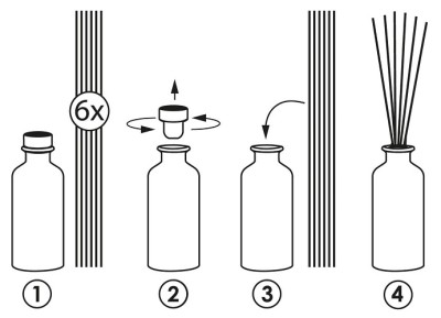 Bispol VD-003-388 Valpe BALANCE dyfuzor zapachowy ANANAS / BURSZTYN / SKÓRA - 80ml