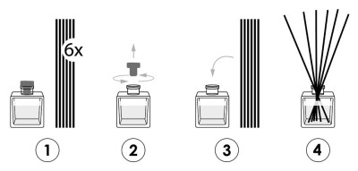 Bispol No3 dz80-003 Valpe PIWONIA - ZAMSZ dyfuzor zapachowy z patyczkami - 80ml