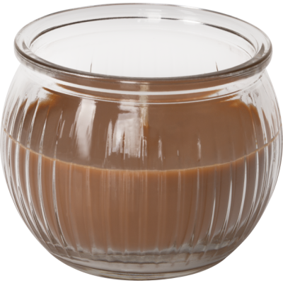 Bispol Aura sn69-406 ŚWIĄTECZNE PRZYPRAWY świeca zapachowa w karbowanym szkle - 18h