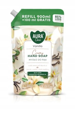 Bispol Aura Care Creamy Vanilla mydło w płynie doypack 1000ml