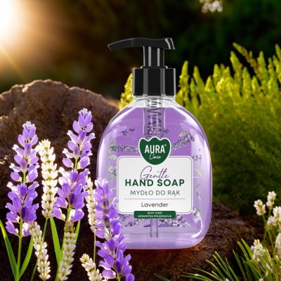 Bispol Aura Care Gentle Lavender mydło w płynie z dozownikiem 300ml