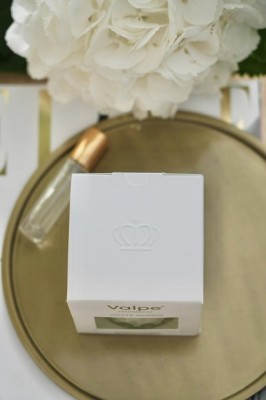 Bispol VC-001-457 Valpe ZMYSŁOWY KWIAT świeca zapachowa w kryształowym szkle