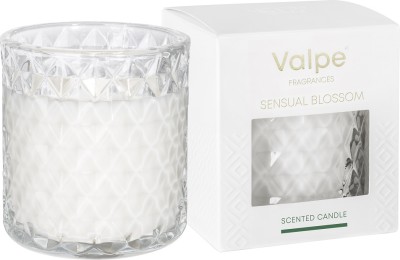 Bispol VC-001-457 Valpe ZMYSŁOWY KWIAT świeca zapachowa w kryształowym szkle