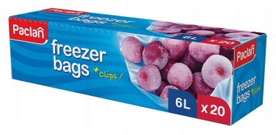 Paclan woreczki na mrożonki 6L 20 sztuk