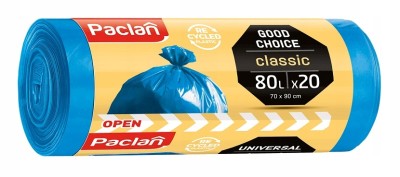 Paclan Classic Universal worki na odpady 80L 20 sztuk