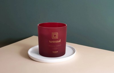 Bispol sn100m-036-390 Valpe SENSUAL świeca zapachowa w matowym szkle z dwoma knotami