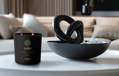 Bispol sn100m-095-389 Valpe CALM świeca zapachowa w matowym szkle z dwoma knotami