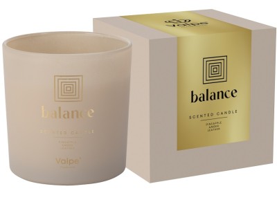Bispol sn100m-080-388 Valpe BALANCE świeca zapachowa w matowym szkle z dwoma knotami