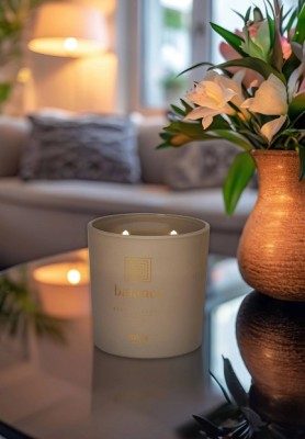 Bispol sn100m-080-388 Valpe BALANCE świeca zapachowa w matowym szkle z dwoma knotami