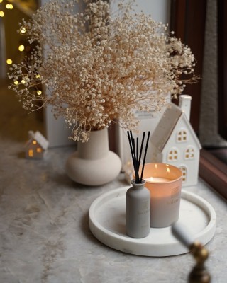 Bispol sn100m-080-388 Valpe BALANCE świeca zapachowa w matowym szkle z dwoma knotami