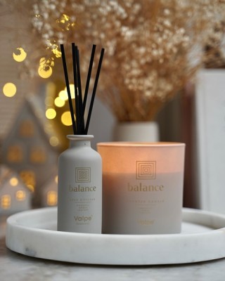 Bispol sn100m-080-388 Valpe BALANCE świeca zapachowa w matowym szkle z dwoma knotami