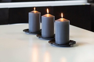 Bispol Aura sw40/60-064 Seledynowe świece wotywne - 4 sztuki