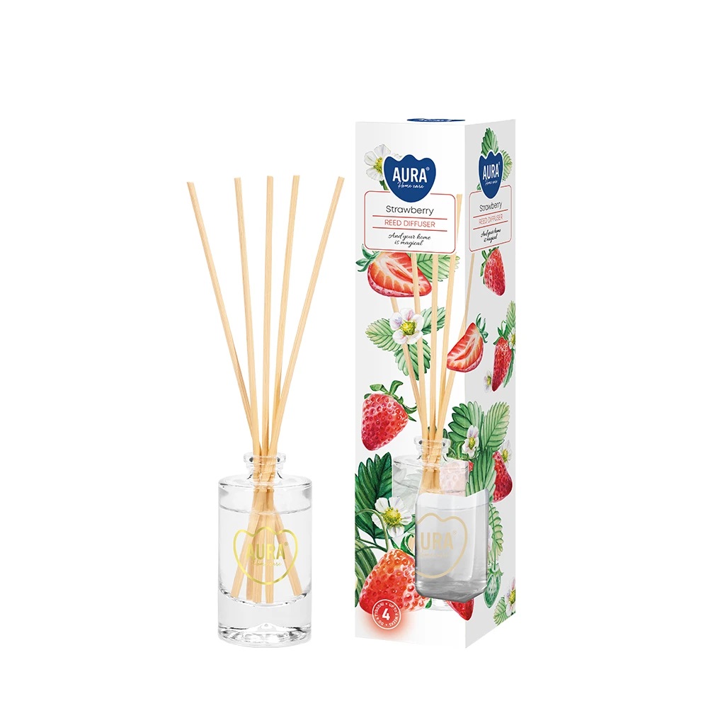 Bispol dz45-73 Aura TRUSKAWKA dyfuzor zapachowy z patyczkami - 45ml