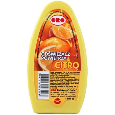 Oro Cytrynowy odświeżacz powietrza w żelu 150g