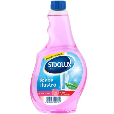 Sidolux Crystal Flower płyn do szyb zapas 500ml 