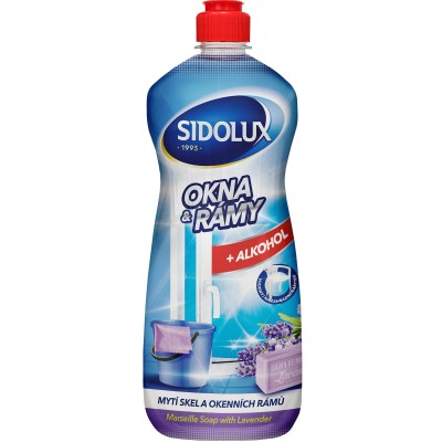 Sidolux Mydło Marsylskie z lawendą płyn czyszczący do okien i ram 1l 