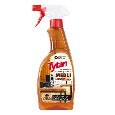 Tytan Urządzenia elektroniczne i meble antystatyczny płyn czyszczący w rozpylaczu 500g